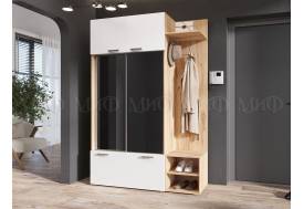 Прихожая Стелла Белый глянец холодный/Дуб Крафт