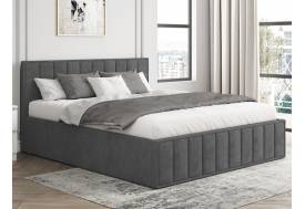 Кровать 1400 Лана графит велюр