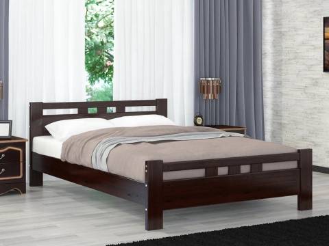 Кровать Вероника-2 1400 Орех темный