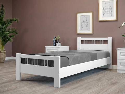 Кровать Вероника-3 900 Белый античный