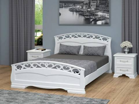 Кровать Грация-1 1600 Белый античный
