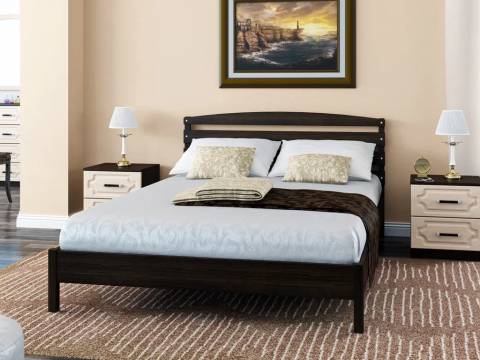 Кровать Камелия-1 1600 Венге