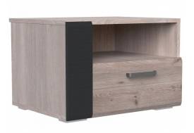 Тумба прикроватная планка слева Бриз Дуб Нельсон