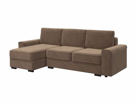 Диван-кровать Леон Вариант 3 серо-бежевый