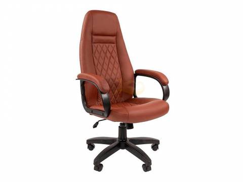 Офисное кресло Chairman 950 LT Россия экопремиум коричневый