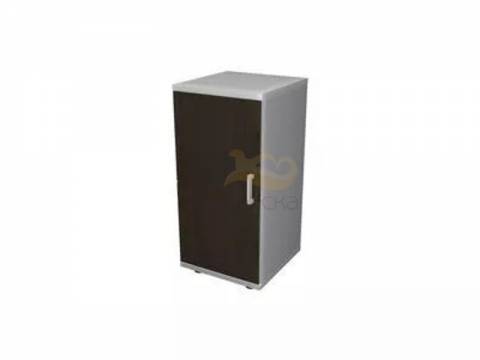 Шкаф-стеллаж двухъярусный односекционный с дверью ПД2