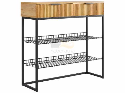 Обувница Классная 1 дуб крафт золотой/акация светлая