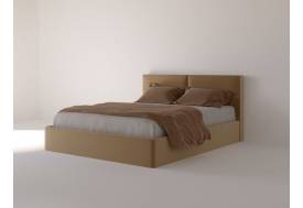 Кровать Токио с подъемным механизмом 160 Бежевый велюр