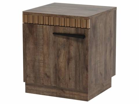 Тумба прикроватная на цоколе Ольга 3 дуб коми