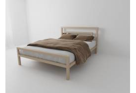 Кровать металлическая Куба 1200 бежевая