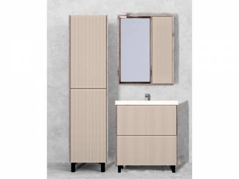 Комплект для ванны напольнвй 60 Рица Cерый/Керамика cерый/керамика