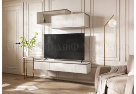 Гостиная навесная Норд Дуб Крафт Белый