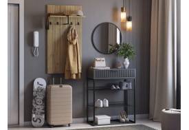 Прихожая Мебельсон К15 дуб крафт золотой/графит