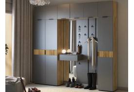 Прихожая Мебельсон К33 дуб крафт золотой/графит