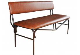 Банкетка с мягкой спинкой ДХ-15