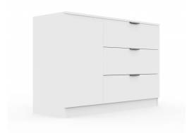 Комод Монблан 1200 Белый Шагрень