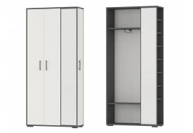 Прихожая Домино mini 2-3421 Графит-Белый