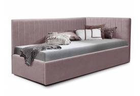 Кровать подростковая левая 800 Фрейм Страйп с подъемом мелита 25