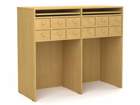 Шкаф картотечный на 12 ящиков Лц.ШдК-12