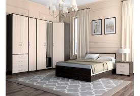 Спальня Дуэт люкс Венге/Млечный дуб