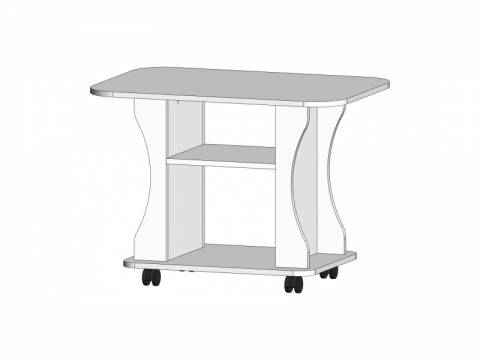Стол журнальный Дипломат белый