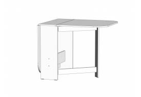 Стол книжка белый