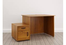 Стол с тумбой Малый (С-3) Soft однотонный