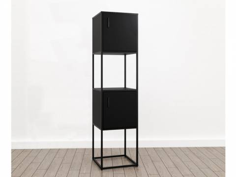 Стеллаж Куб (М-9) Лофт Черный