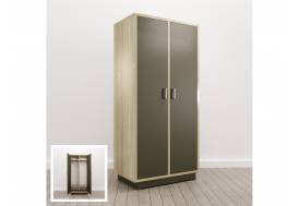 Шкаф глубокий для одежды (Е-15) Eclectic eco Дуб рокпайл-Скала