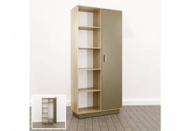 Шкаф комбинированный Правый (О-14) Eclectic lite Дуб рокпайл-Мокко