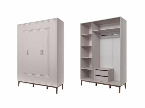 Шкаф ШР-3 Гориция Льняной