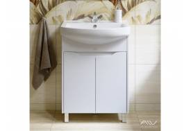 Тумба с раковиной Crystal 65 белая