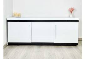 Экран под ванну МДФ Alt Black 1800 мм белый