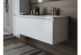 Тумба с раковиной справа Dallas Luxe 1200 навесная 1 длинный ящик