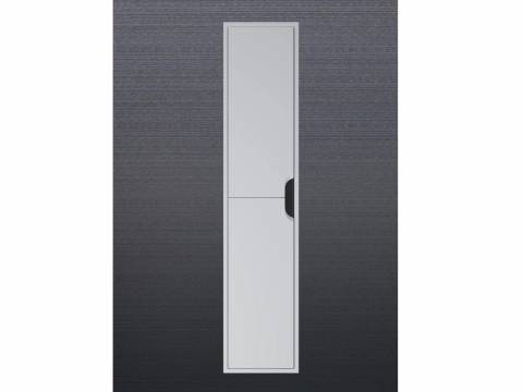 Шкаф-пенал для ванной Uperwood Modul подвесной белый/графит