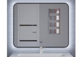 Зеркало Uperwood Modul черное холодная подсветка 65х80 см