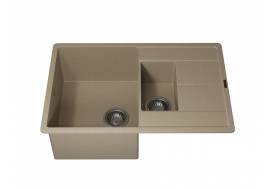 Кухонная мойка Uperwood Quartz UPD-05-02 бежевая матовая