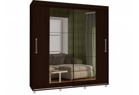 Шкаф-купе Комфорт 12 Прайм c прямоугольным зеркалом 2000