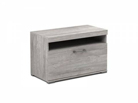 Тумба Д-5 малая под ТВ Денвер Риббек серый