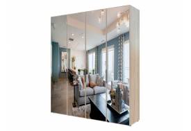 Шкаф Гранд ГШК/2-23-20-1111 (двери тип 1) с четырьмя зеркалами