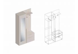 Прихожая Тефия с пеналом левая