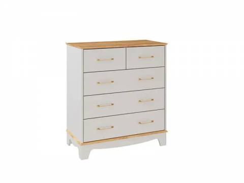 Комод Валенсия дуб крафт золотой/сантьяго софт