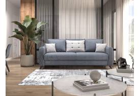 Прямой диван Бриз Ultra Ink Ultra Smoke