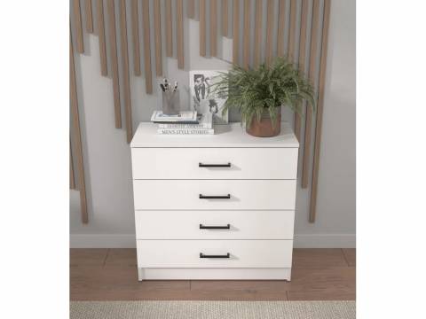 Комод с 4 ящиками арт. 715 белый