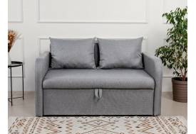 Диван Некст Mini Комфорт с подлокотниками Ash рогожка