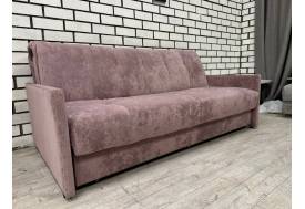 Диван Аккордеон 1800 прямые подлокотники Plush rose wood