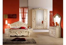Спальный гарнитур Роза Беж (шкаф 4-х дверный)