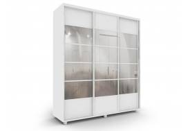 Шкаф-купе Стильный ОС 21-6-222 трехдверный белый