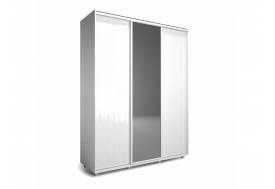 Шкаф-купе Удачный ОУ 18-6-010 белый трехдверный
