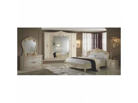 Спальный гарнитур Диана беж (6-ти дверный шкаф)